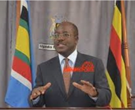 Prof Mbonye giving the end of yel- low fever outbreak press release